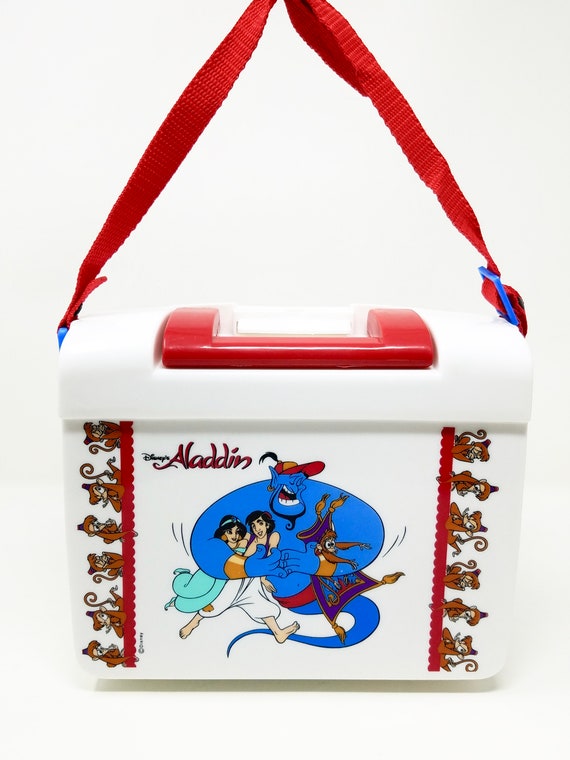 Rare Vintage Disney's Aladdin Lunch Box With Thermos