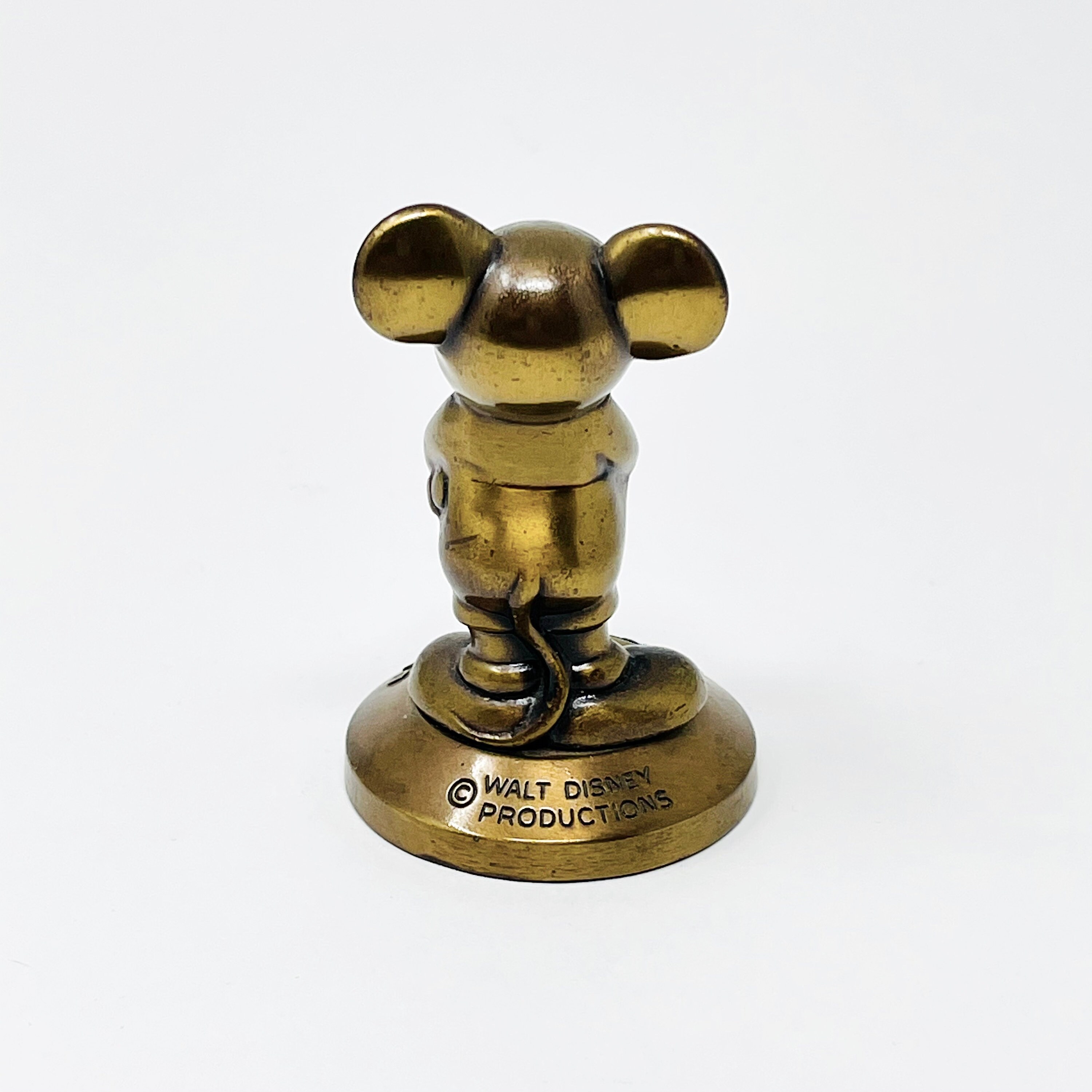 bronze mickey mouse statue