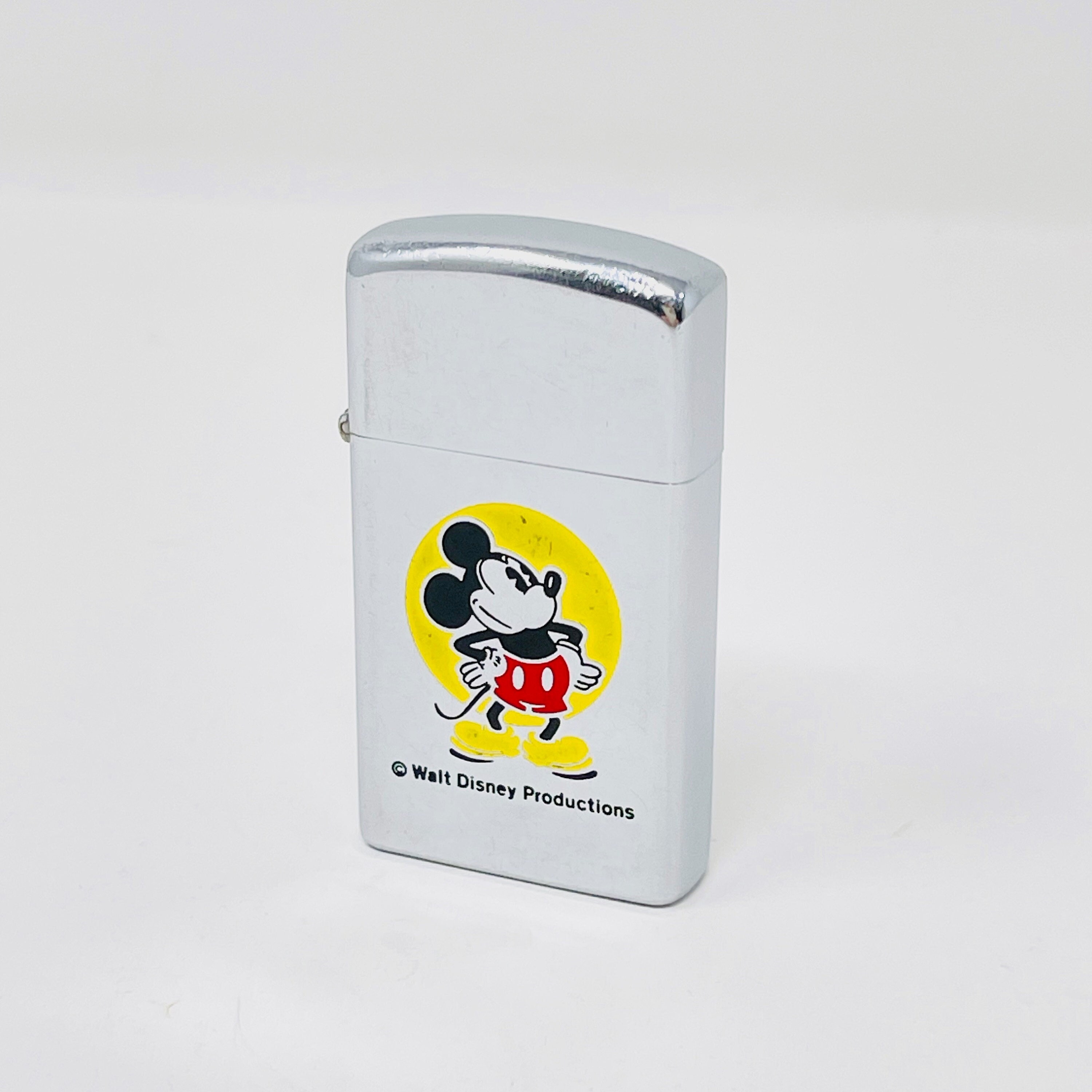 Original Mickey Mouse Slim Zippo Lighter Disney Walt Disney