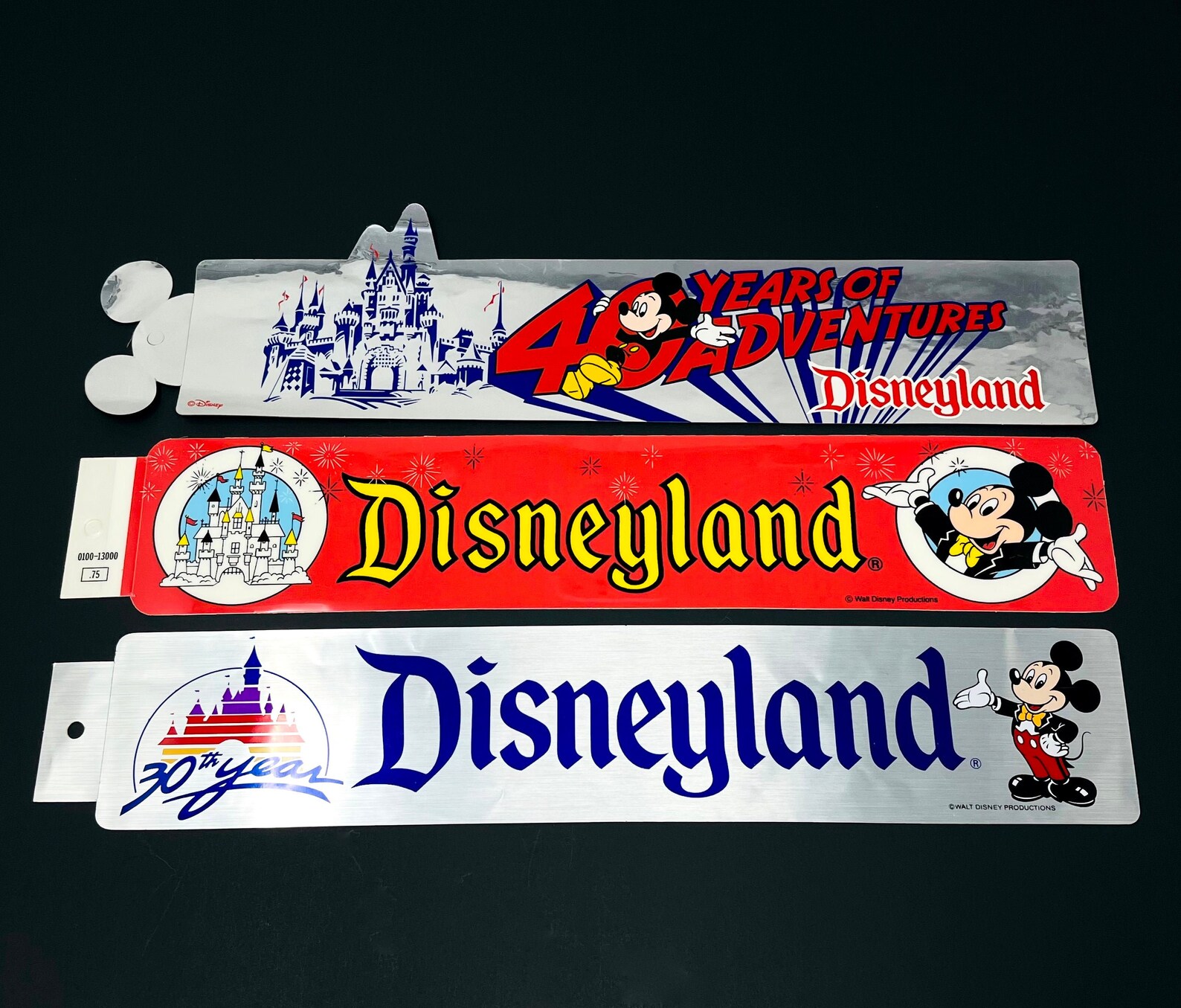 Original 3 Vintage Disneyland Bumper Stickers Mickey Mouse Etsy