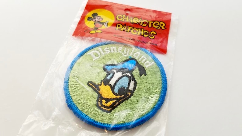 Disneyland Vintage Donald Duck Patch from the 1970/'s Souvenir Disney Collectible