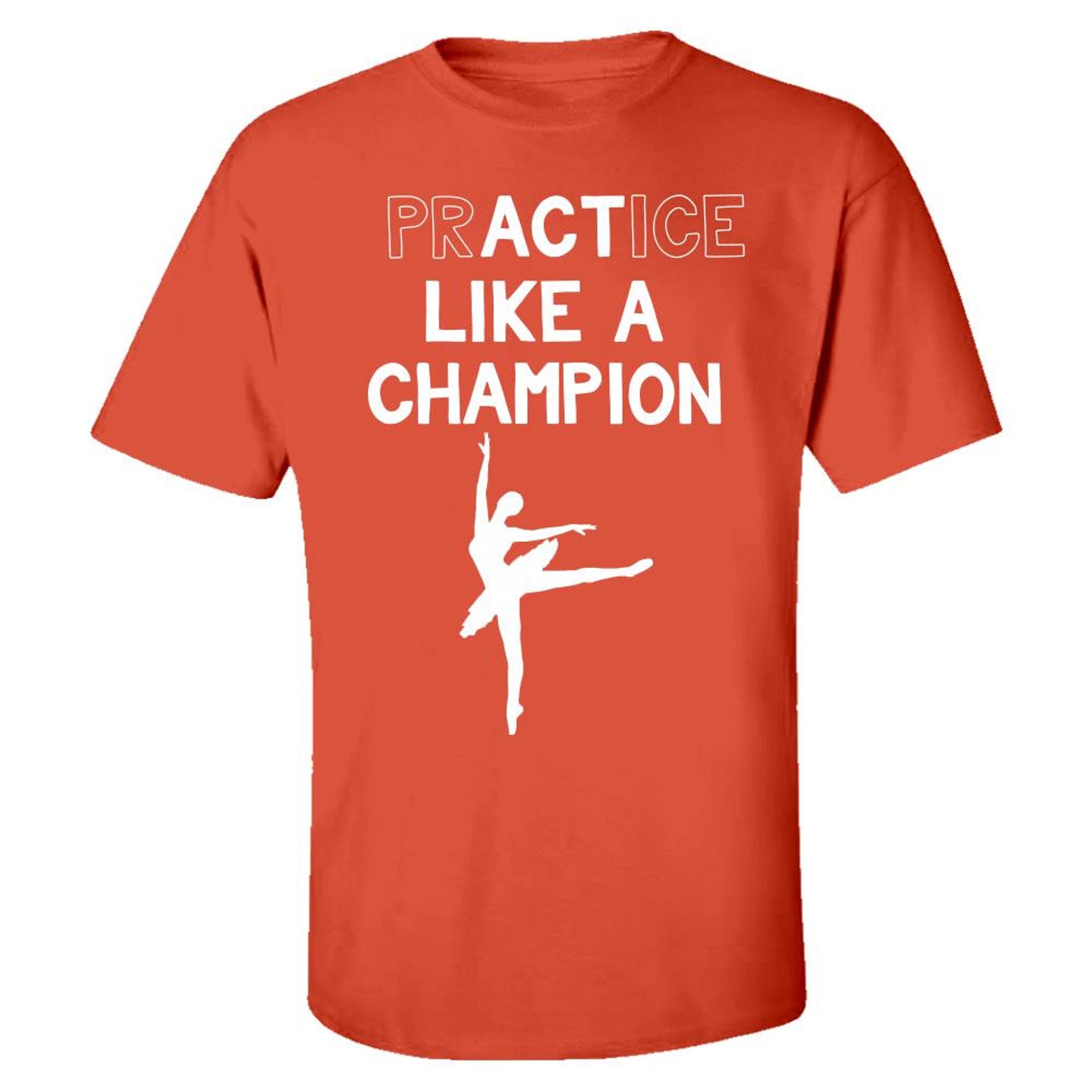 ballet practice like a champ ballerina gift - kids t-shirt