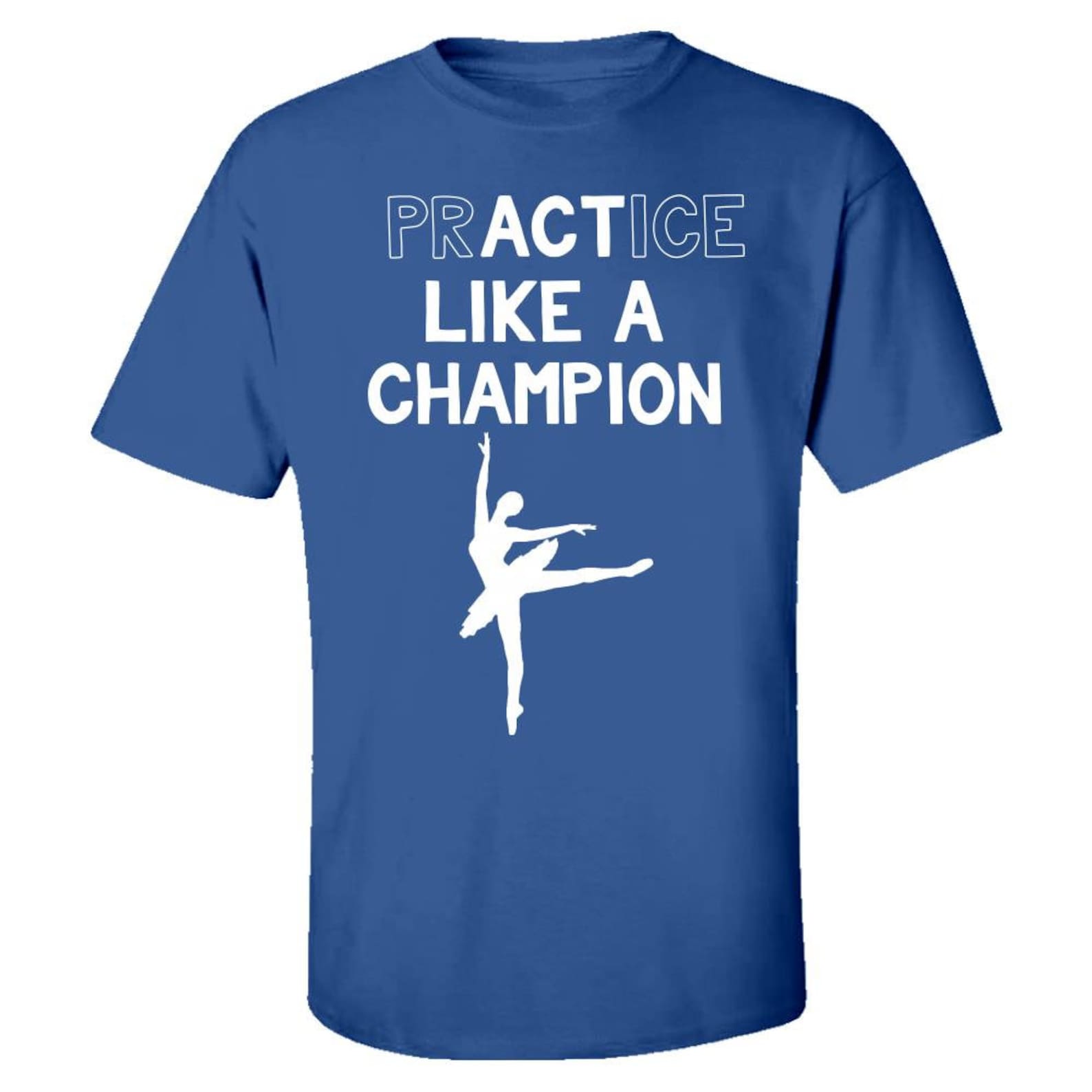 ballet practice like a champ ballerina gift - kids t-shirt