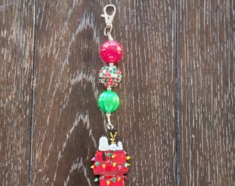 Dog, Peanuts Snoopy Inspired Key chain / Backpack Charm / Purse Charm / Peanuts