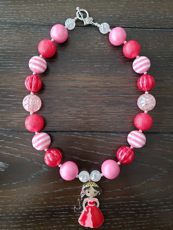 Princess Elena of Avalor Inspired Chunky Bubblegum Bead  display picture 2