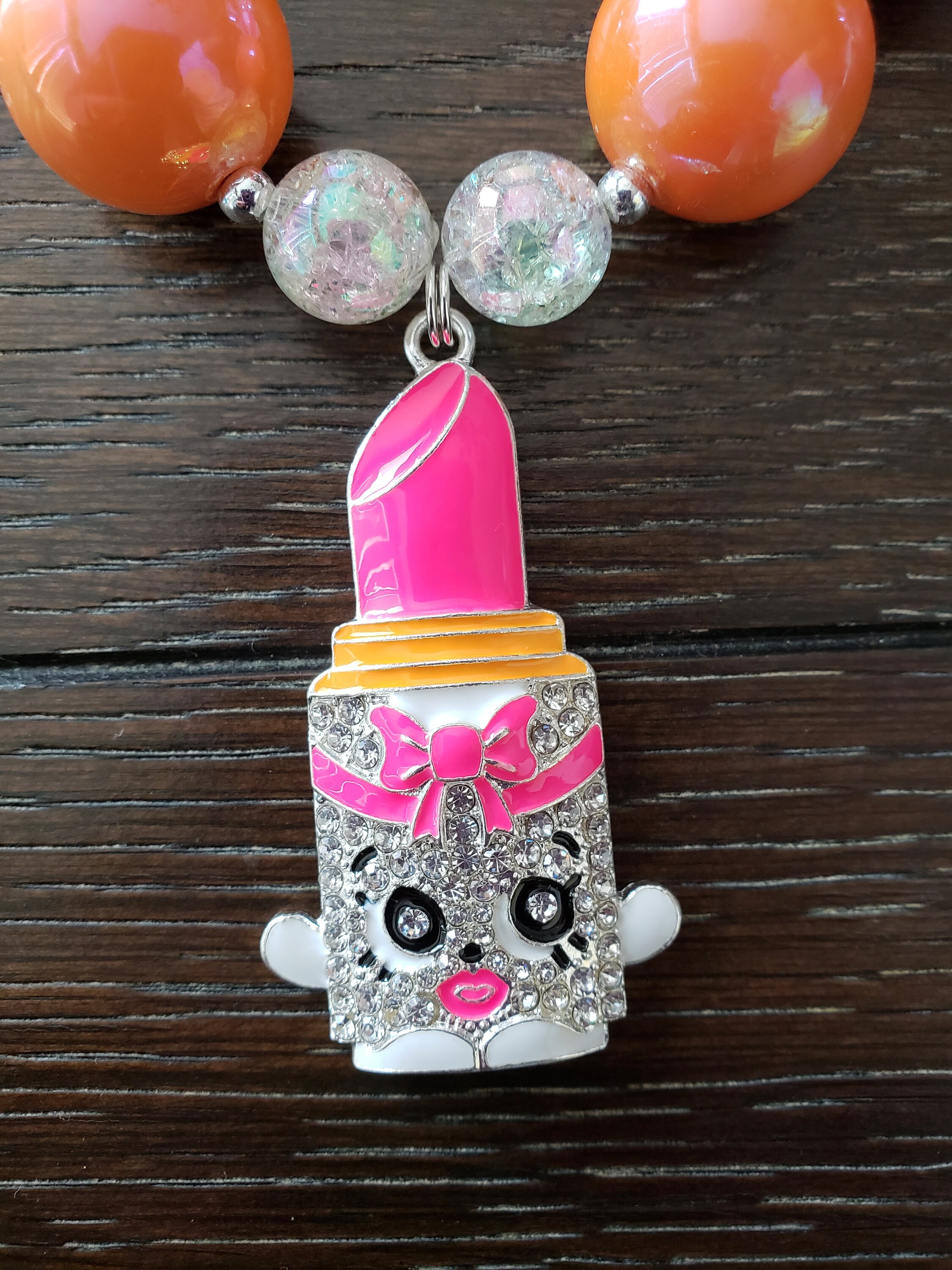 Lippy Lips Shopkins Lipstick Children's Chunky Bubblegum Etsy