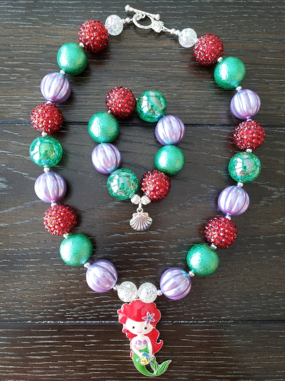 Beaded Necklace - Mermaid Beaded Necklace - Mermaid