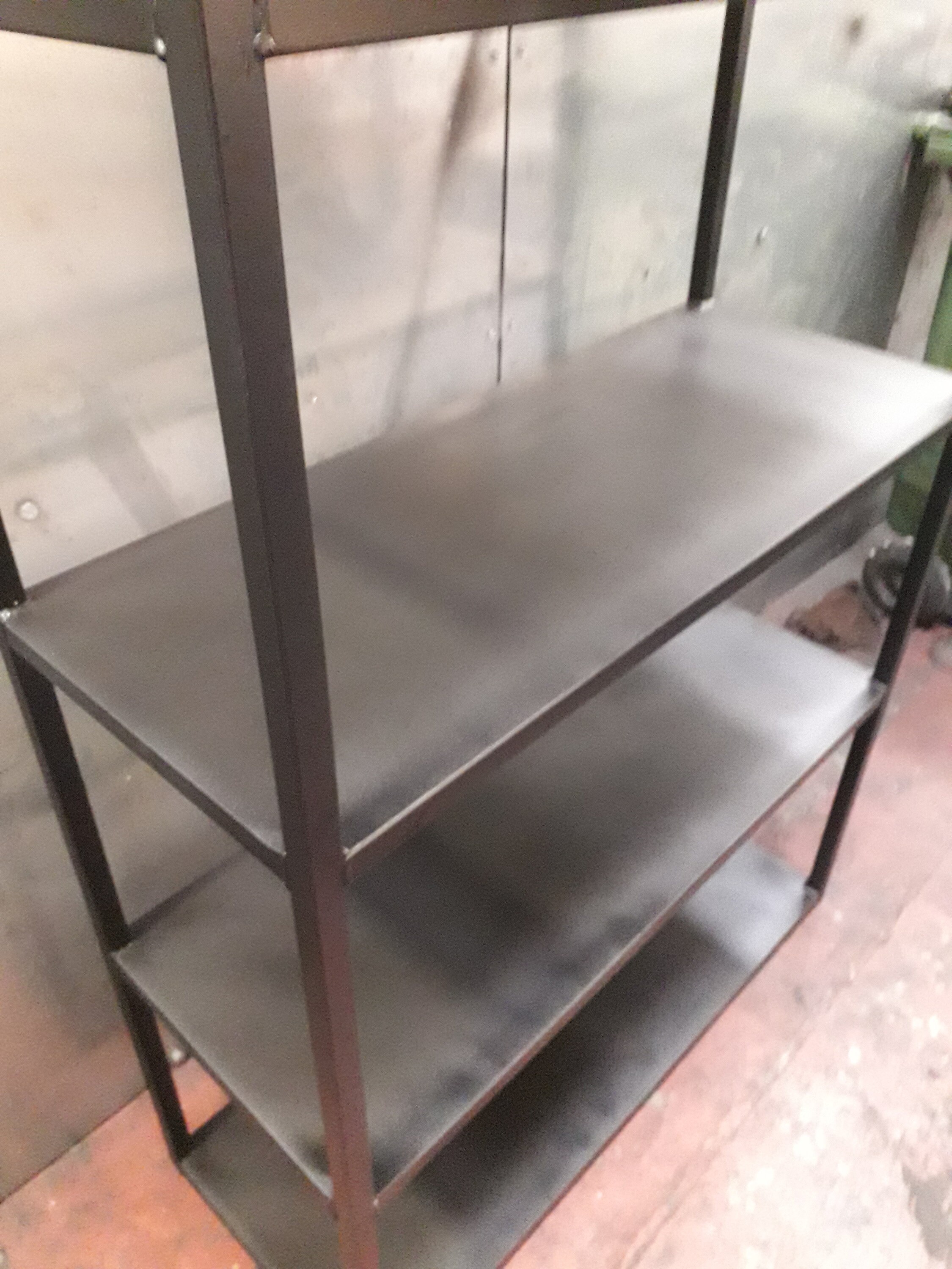 Mild steel shelving unit Etsy