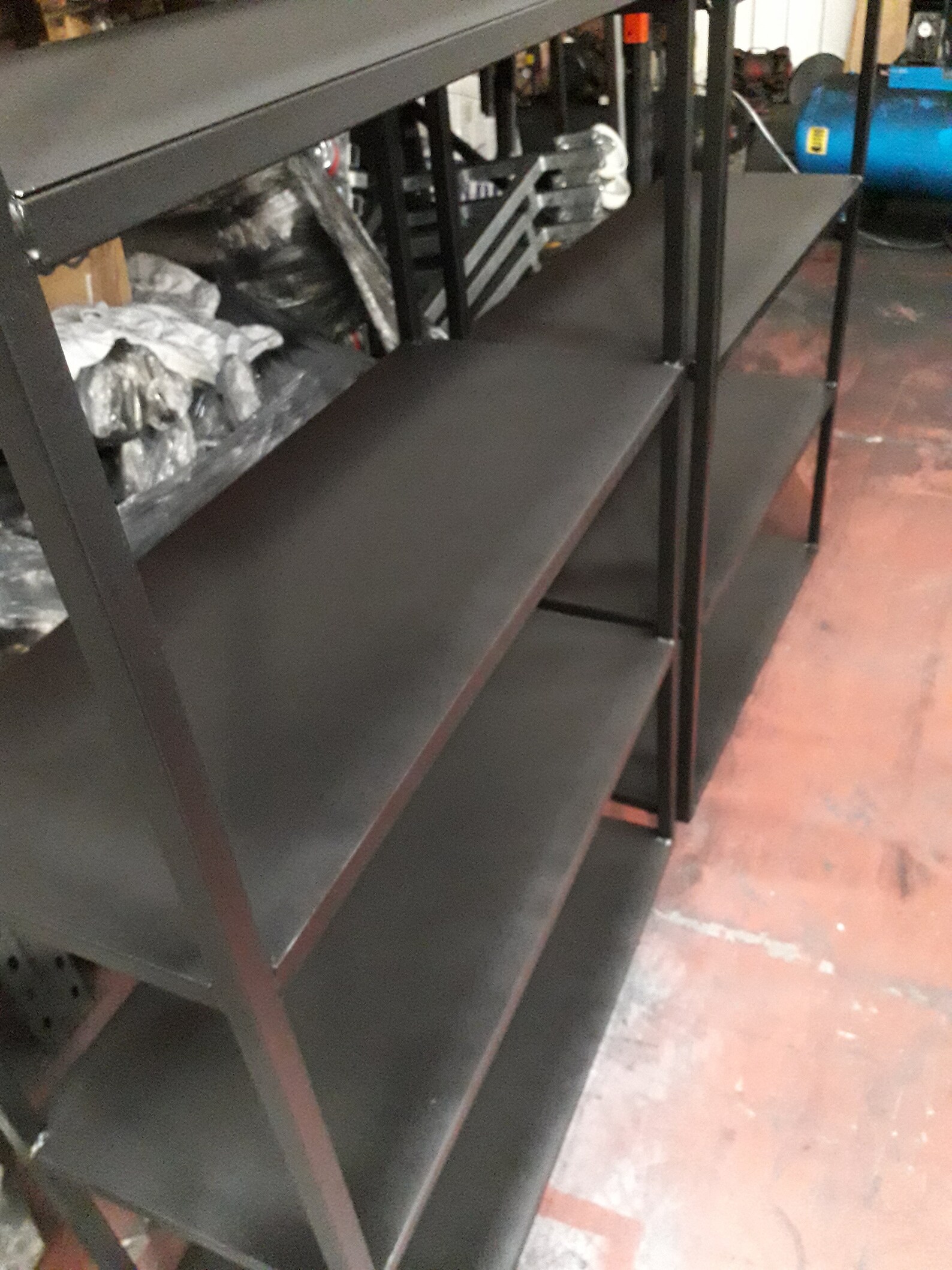 Mild steel shelving unit Etsy