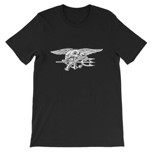 U.S. NAVY shirt Original Navy Seal logo Gift navy Seals team Force T-shirt Short-Sleeve Unisex T-Shirt