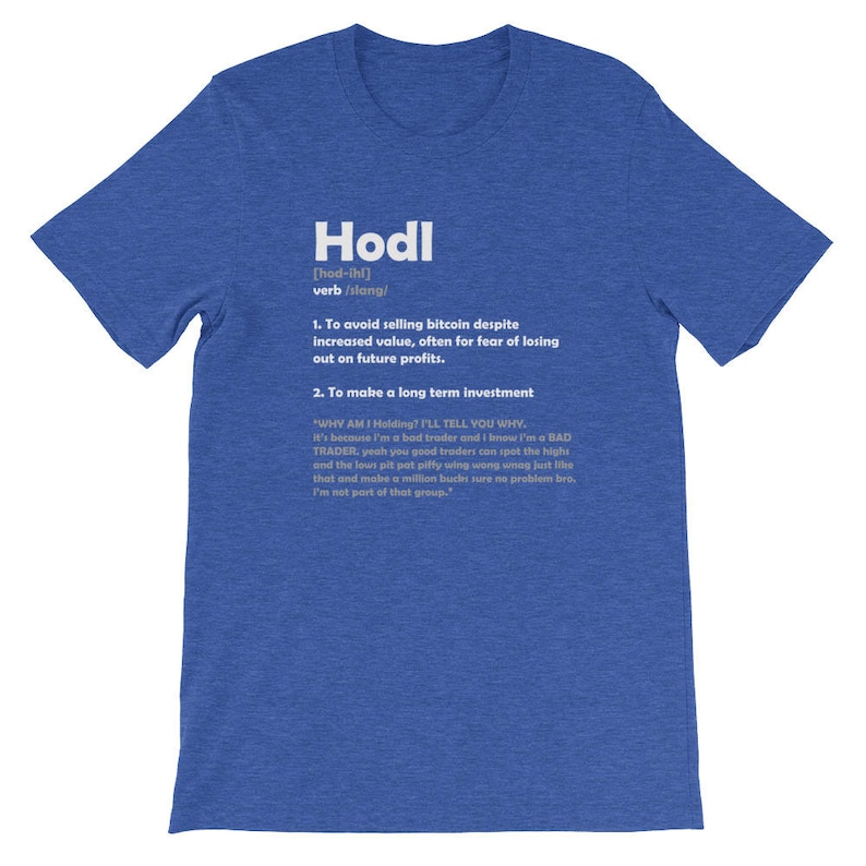 Bitcoin HODL original seulement pour vrai bitcoiners: T ...