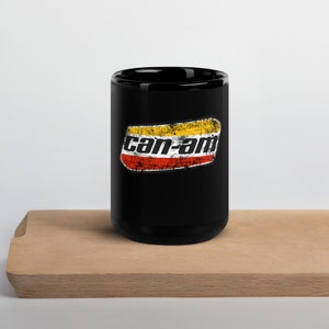 Original Can-Am Vintage Black Glossy Mug