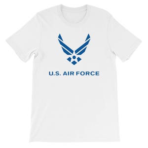 U.S. Air force Shirt Original USAF logo AF T-Shirt Short-Sleeve Unisex T-Shirt