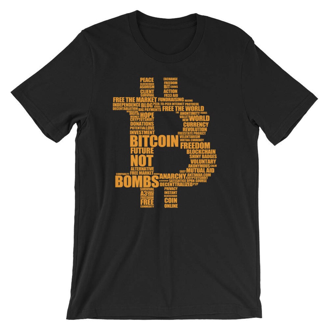Bitcoin Shirt Original Bitcoin Logo Short-sleeve Unisex T-shirt - Etsy