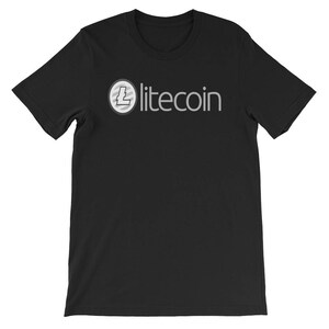 Litecoin Shirt original Litecoin logo cryptoshirt LTC T-shirt Short-Sleeve Unisex T-Shirt