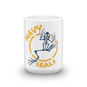 Caneca de café original da equipe do selo da marinha dos EUA, selos da marinha, presente de Natal