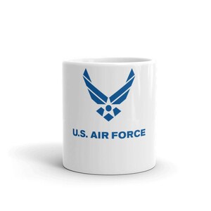 US Air Force Original USAF Logo Geschenk Tasse made in USA
