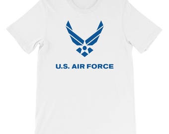 USAF Airman T-Shirt, Air Force Veteran Gift, Military Dad Tee, Patriotic US Military Apparel
