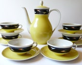 Oscar Schlegelmilch Porcelain Tea Coffee Set for 6 Vintage Germany 60 39 s