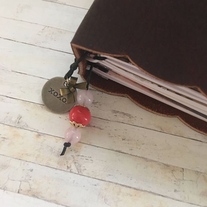 B6 TN Traveler/'s Notebook Bookmark Planner Charm
