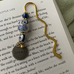 Owl bookmark, page marker, journal page keeper, noted bookmark, brass