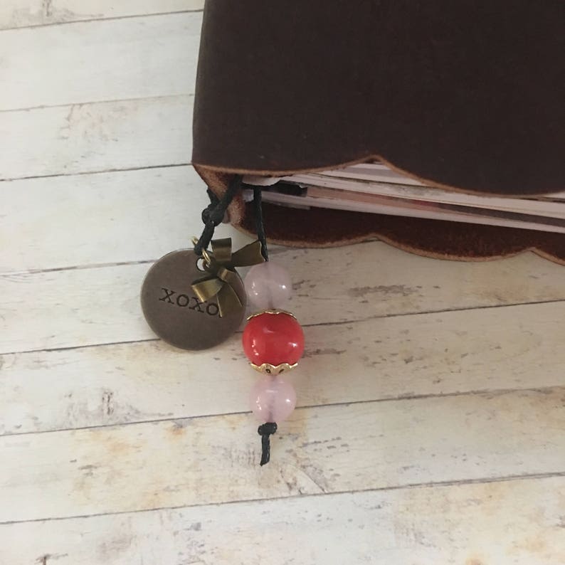 B6 TN Traveler/'s Notebook Bookmark Planner Charm