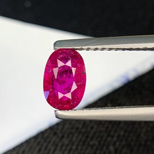 Natürlicher Rubin aus Afghanistan