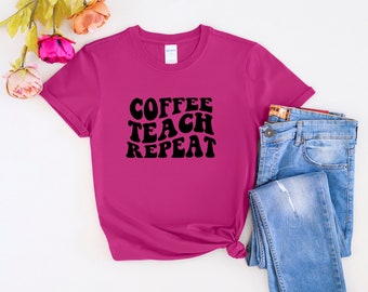 T-shirt Coffee Tease Repeat
