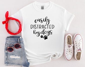 T-shirt facilement distrait par les chiens
