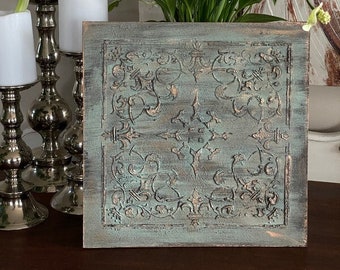 Faux Vintage Tin Tiles ~ Farmhouse Wall decor ~ Custom order your choices  ~ Multiple Deal Savings