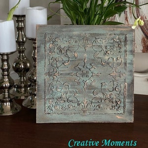 Faux Vintage Tin Tiles ~ Farmhouse Wall decor ~ Custom order your choices  ~ Multiple Deal Savings