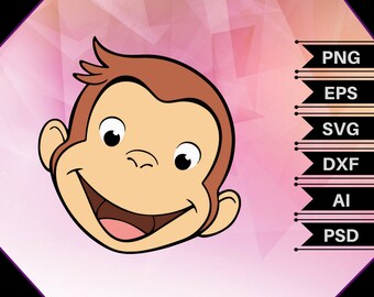 Download Curious george svg | Etsy