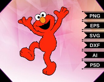 Download Elmo birthday svg | Etsy