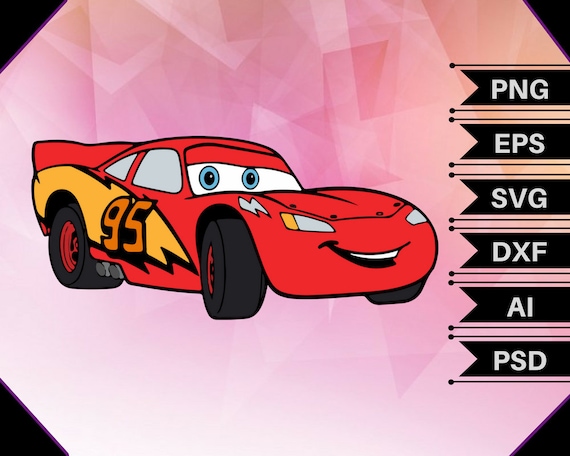 Download Lightning Mcqueen SVGCars svgLightning Mcqueen | Etsy