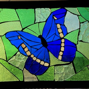 Butterfly Stained Glass Mosaic