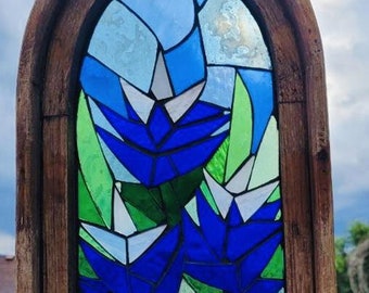 Vidrieras Mosaico Arte Bluebonnets