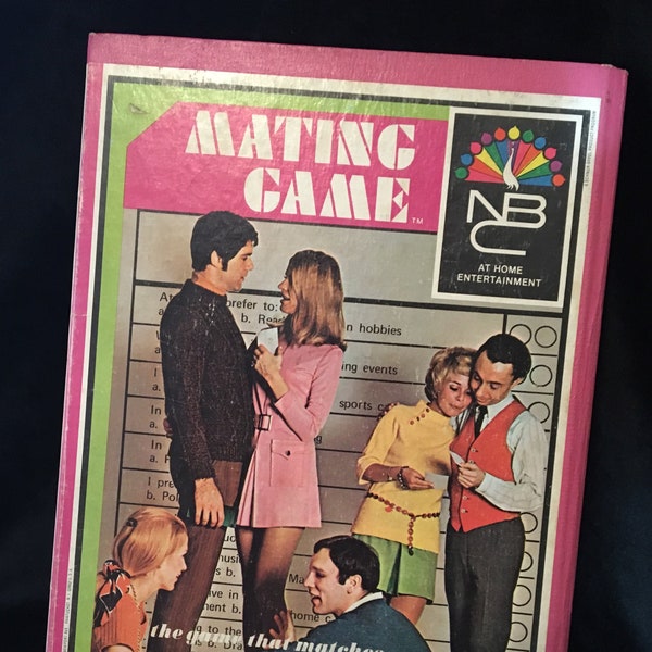 1969 Mating Game - NBC Entertainment - Are You Ready to Get Real? - Punch Card Technology - Hilariously Good Kitsch!