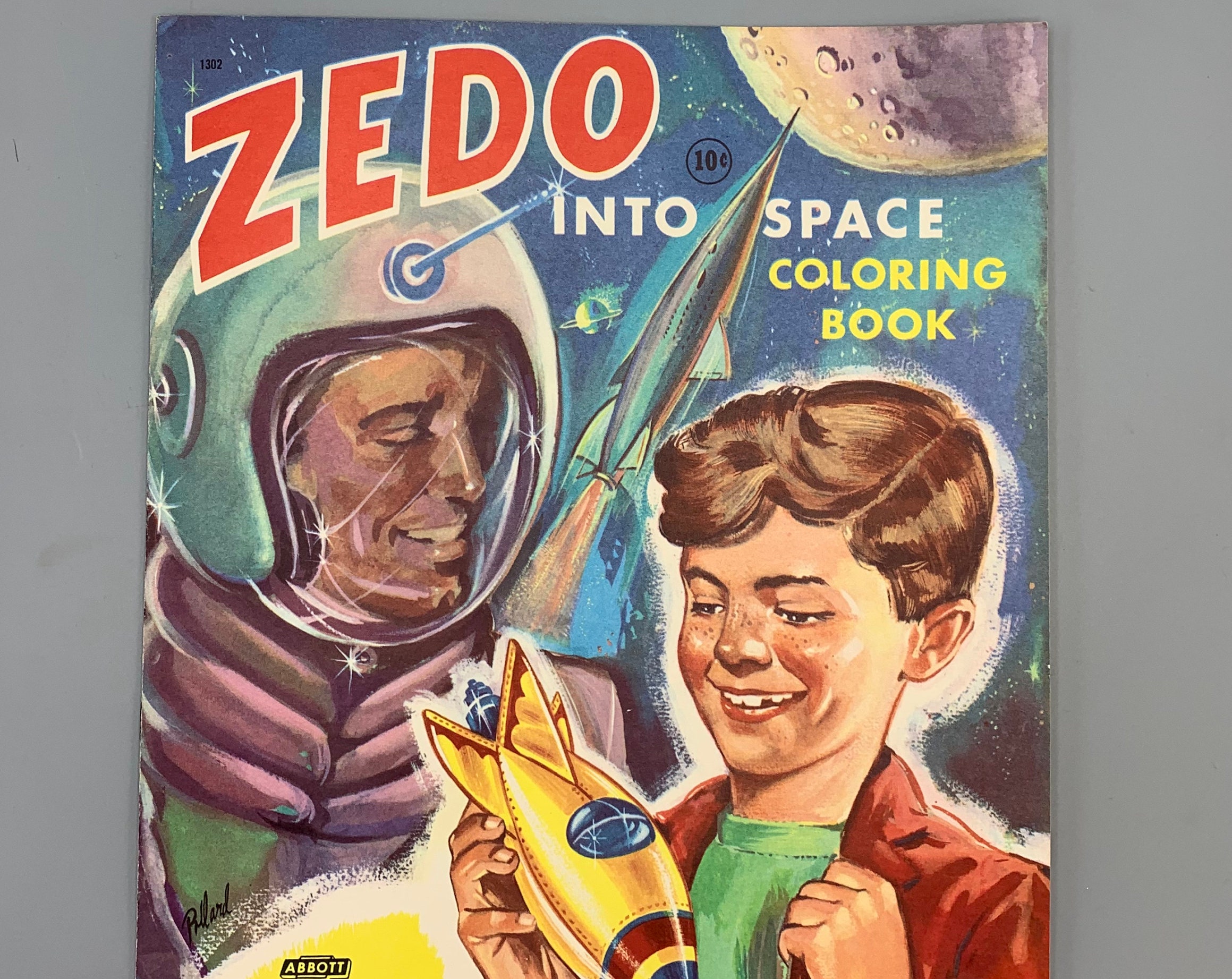Very Rare Zedo Into Space Coloring Book image 1