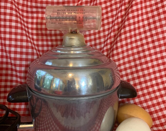 1950s Sunbeam Egg Cooker Rare E 2 Model Fabulous Chrome Etsy