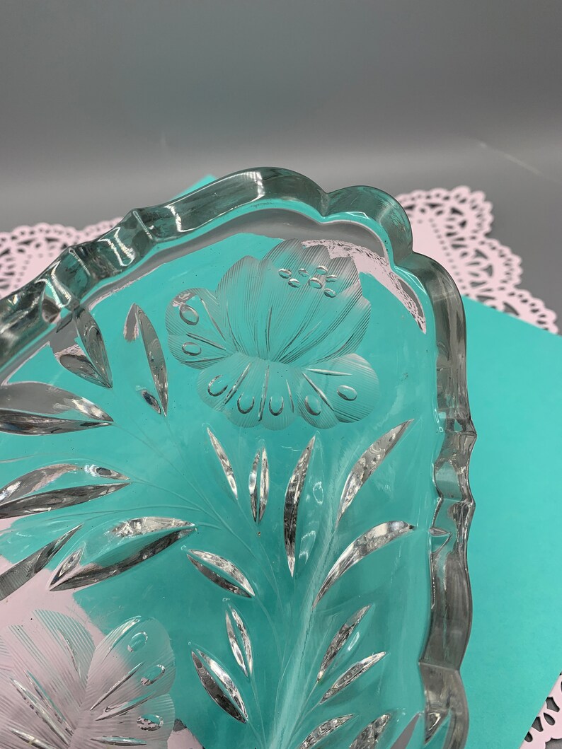 Cut Glass Celery Dish American Brilliant Period 18761917 Etsy