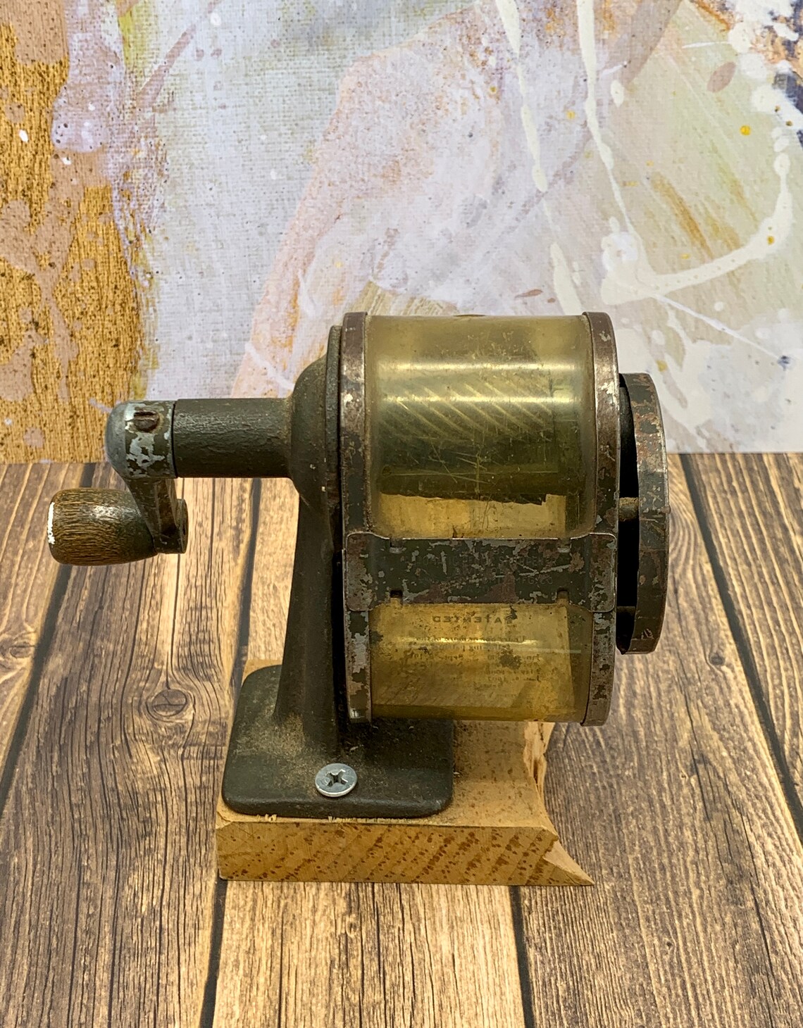 Antique Giant Manual Pencil Sharpener 1920s Etsy