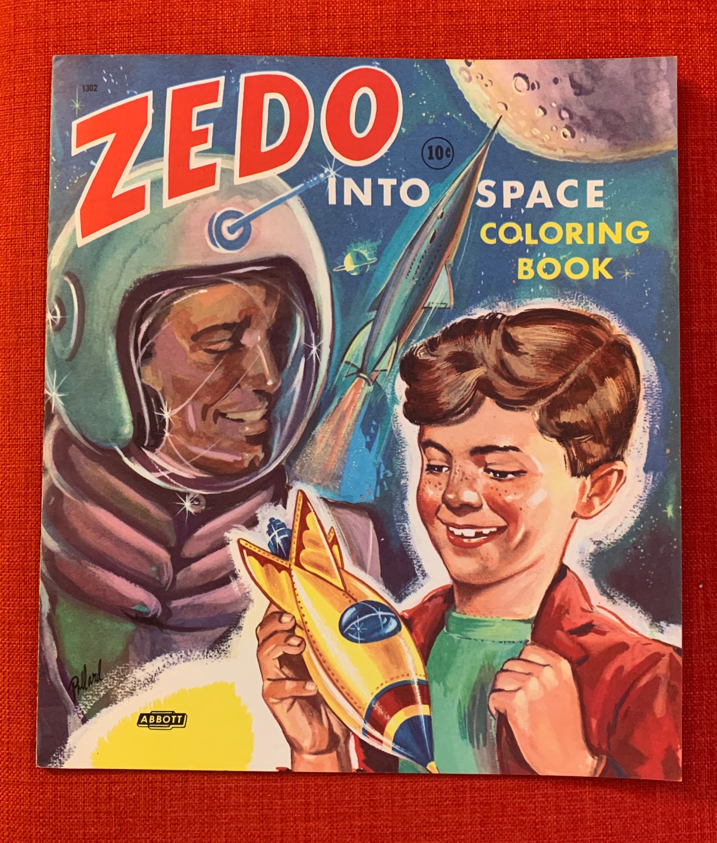 Very Rare Zedo Into Space Coloring Book image 3