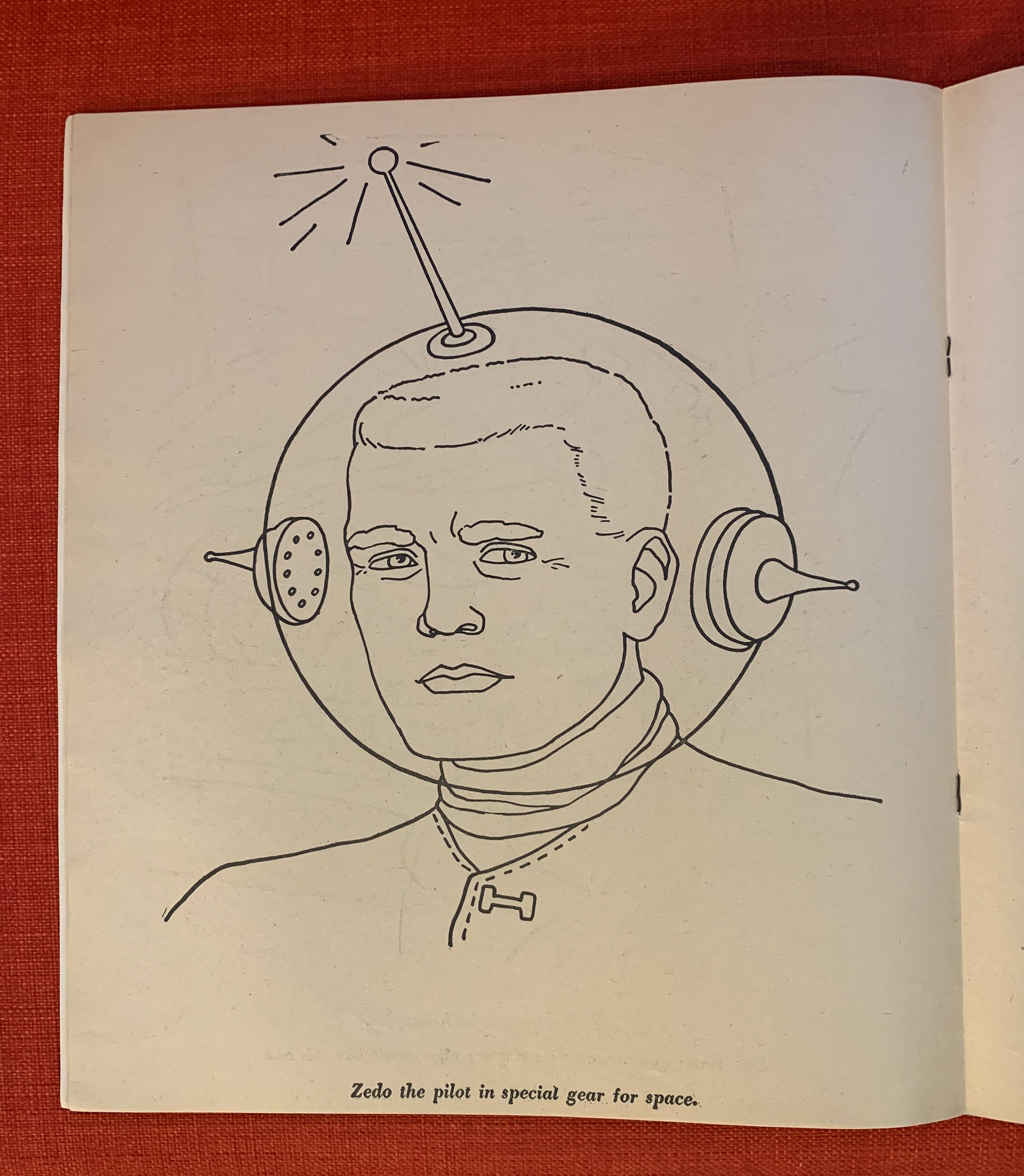 Very Rare Zedo Into Space Coloring Book image 6