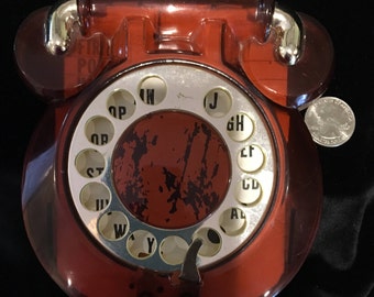 Vintage Bakelite Telephone Rotary Dial Telephone Book