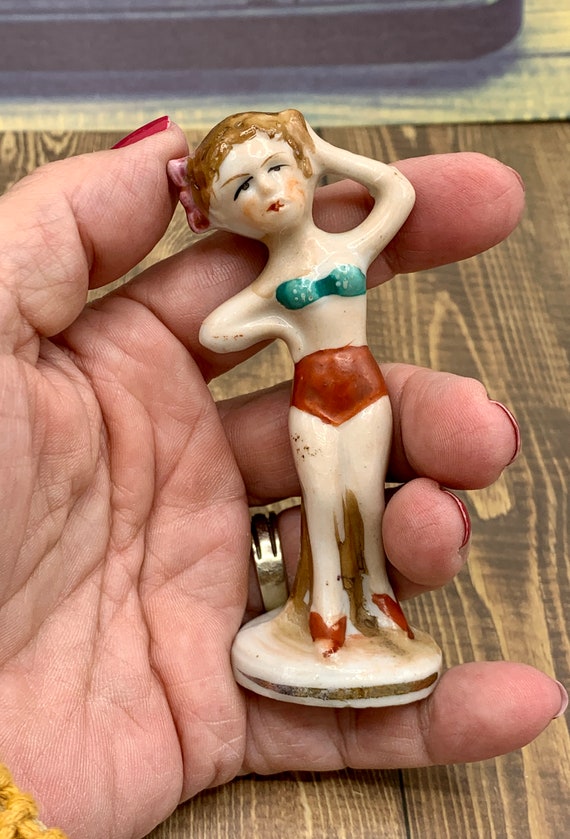 secondary traitor Thriller Buy 1940s Bathing Beauty Figurine Bikini Occupied Japan Online in India -  Etsy