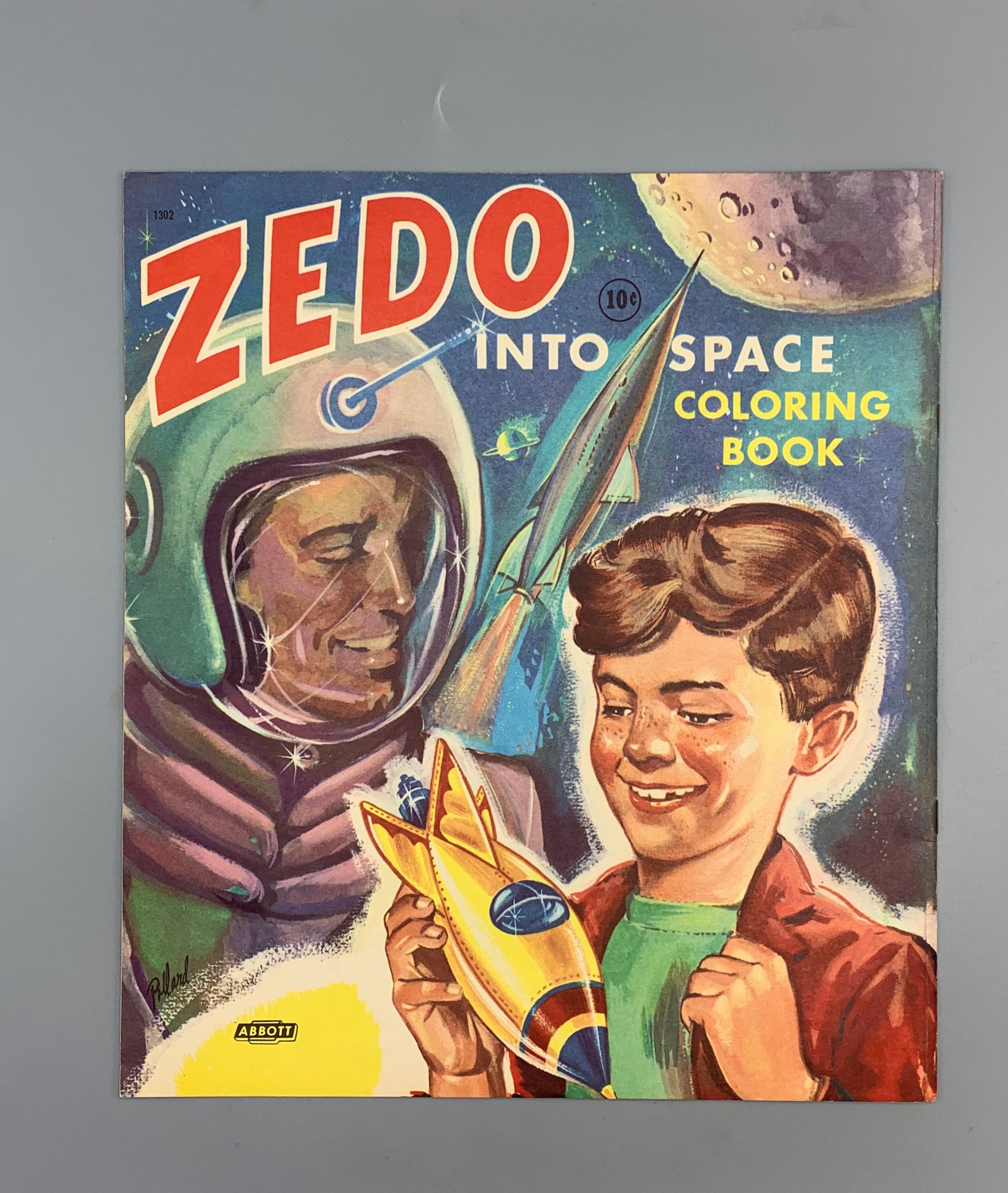 Very Rare Zedo Into Space Coloring Book image 2