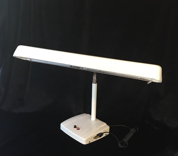 vintage fluorescent desk lamp