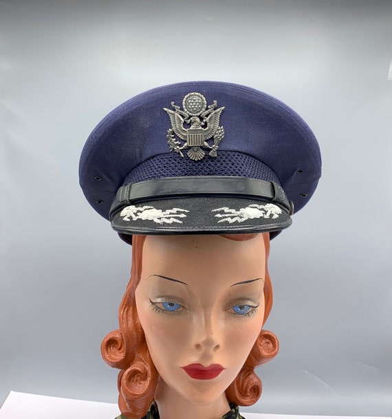 Vintage Air Force Officer Cap 1950s 