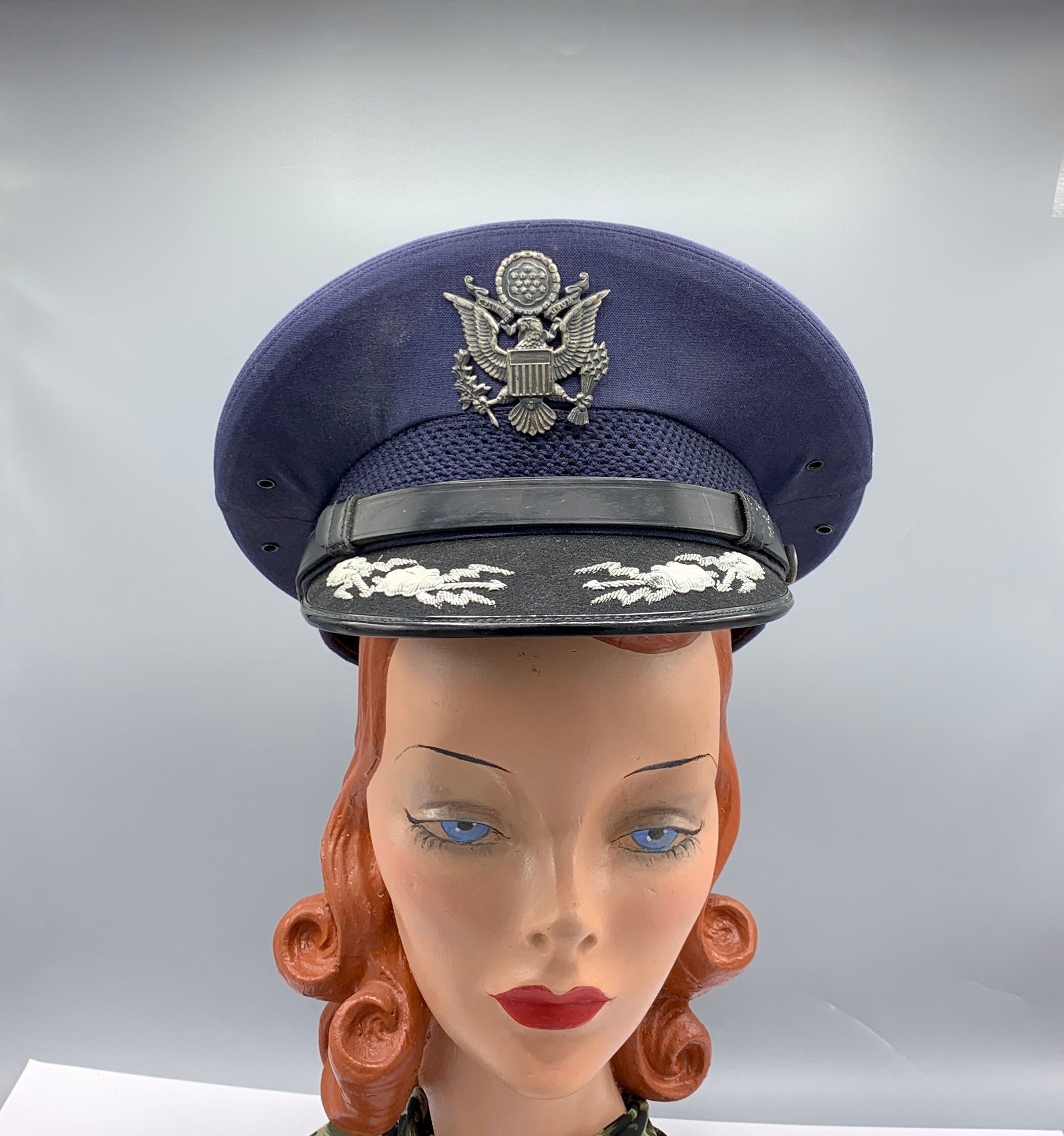 Vintage Air Force Officer Cap 1950s 