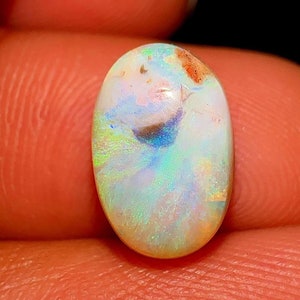 3 Ct, Natural Australian Opal Cabochon, Natural Opal, Welo Opal, Flashy Opal, Australian Opal, Loose Gemstone, Gemstone, Cabochon 12x8x6 MM.